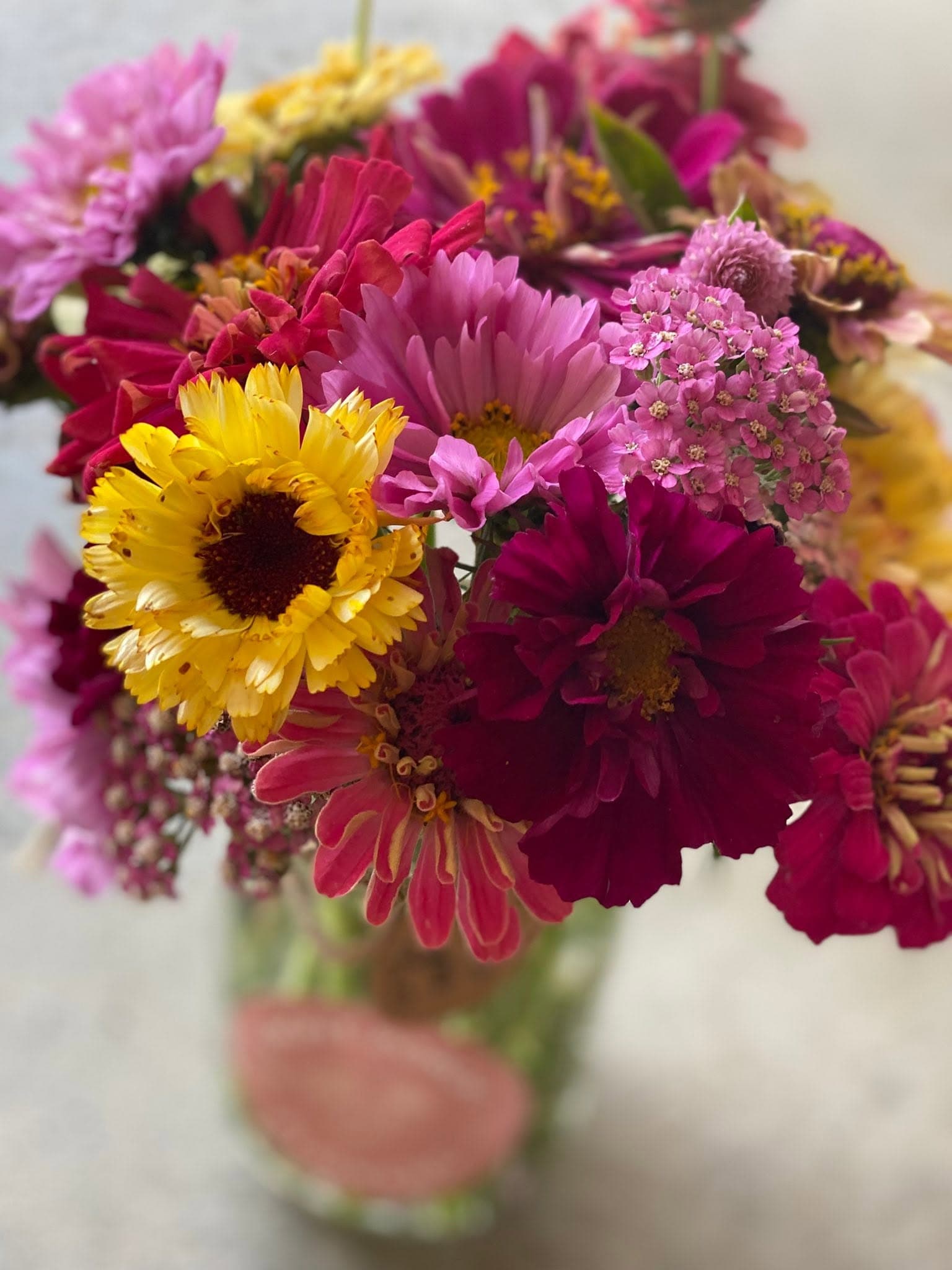 Wild whimsical bouquet by Front Porch Flowers