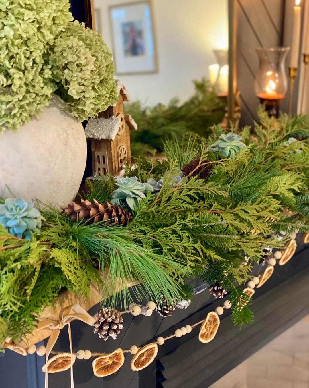 Wreath making workshop at Front Porch Flowers